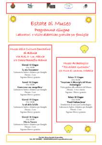 Estate al Museo_ eventi giugno