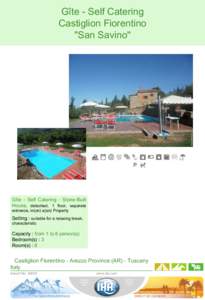 Province of Arezzo / Vacation rental / Castiglion Fiorentino / San Savino / Tuscany / Cal / Calendaring software / Gîte