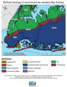 Westchester Surficial Geology In and Around the Jamaica Bay Estuary -