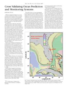 Eos, Vol. 86, No. 29, 19 July[removed]Cross Validating Ocean Prediction and Monitoring Systems PAGES 269, 272–273 With the ongoing development of ocean