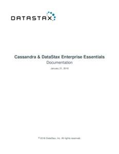 Cassandra & DataStax Enterprise Essentials