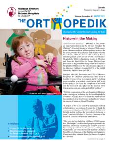 Canada Pediatric Specialty Care THE  ORT