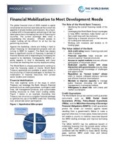 PRODUCT NOTE  The global financial crisis of 2008 created a capital constrained environment and reduced the overall risk appetite of private lenders and investors. As a result, a radical shift in the perception and prici