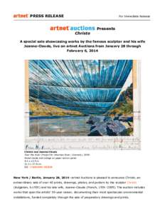 Business / Marketing / Christo and Jeanne-Claude / Artnet / Auction