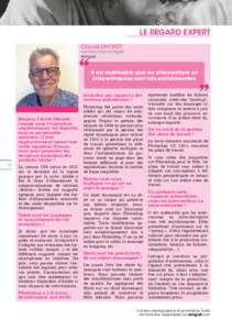 LE REGARD EXPERT Claude DHONDT Formateur Print et Digital Amigraf