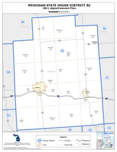 MICHIGAN STATE HOUSE DISTRICT[removed]Apportionment Plan 0 2.5