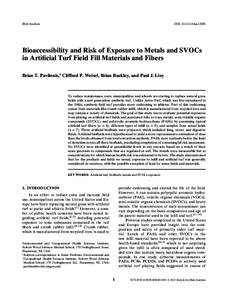 Toxicology / Occupational safety and health / Chemical elements / Endocrine disruptors / Transition metals / Reference dose / Hexavalent chromium / Arsenic / Cadmium / Chemistry / Medicine / Matter