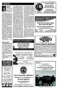 The Jamestown Press / October 8, [removed]Page 11  October Special OBITUARY Susan K.
