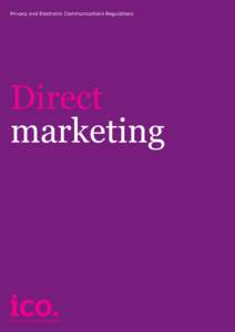Direct marketing guidance