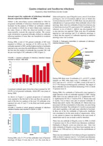 Surveillance Report  Gastro-intestinal and foodborne infections Prepared by: Alison Smith-Palmer and John Cowden  Annual report for outbreaks of infectious intestinal