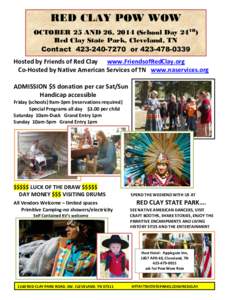 Red Clay State Park / Tennessee / Western United States / Indigenous peoples of the Americas / American Indian music / Native American culture / Pow wow