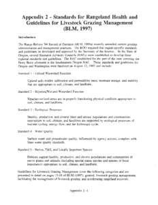 Conservation in the United States / United States Department of the Interior / Wildland fire suppression / Grazing / Riparian zone / Public land / Land management / Environment / Bureau of Land Management