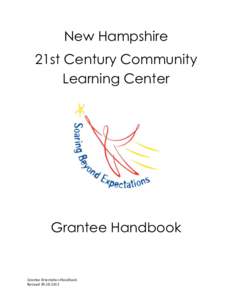 New Hampshire 21st Century Community Learning Center Grantee Handbook