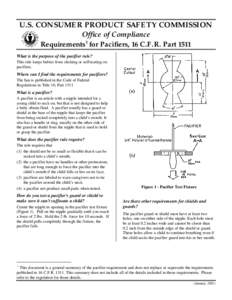 Regulatory Summary for Pacifier