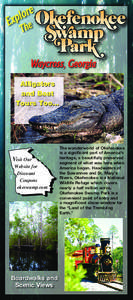 Alligators and Boat Tours Too... Visit Our Website for