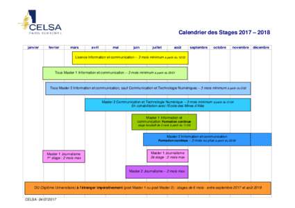 Calendrier des Stages Celsa_2017 2018_MAJ 5 juillet