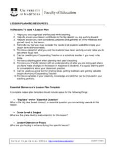 Microsoft Word - Lesson Planning Resources 2014.docx