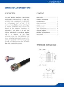 QMA / Surface-mount technology / Electronics / Coaxial connectors / QMA and QN connector / Electronic engineering / Electrical connector / Electronics manufacturing