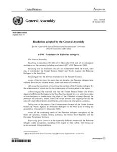 United Nations  General Assembly A/RES[removed]Distr.: General