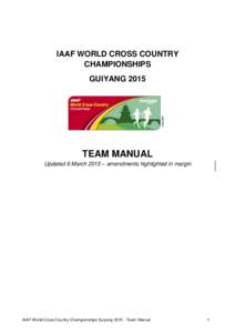 Visa / United States visas / Guiyang / Guizhou / IAAF World Cross Country Championships