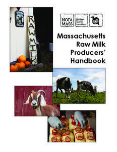 MA Raw Milk Producers’ Handbook  Massachusetts