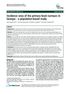 Glioma / Glioblastoma multiforme / Astrocytoma / Medulloblastoma / Pituitary adenoma / Oligodendroglioma / Meningioma / Malignant rhabdoid tumour / Testicular cancer / Medicine / Brain tumor / Oncology