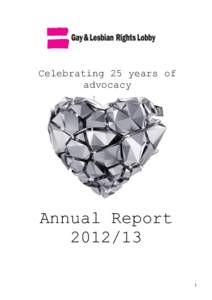 Celebrating 25 years of advocacy Annual Report[removed]