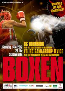 www.boxclub-dornbirn.at  Bewirtulnleg und to re! Atmosphä
