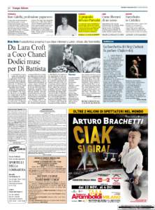 16 Tempo Libero  Giovedì 24 Novembre 2011 Corriere della Sera MI