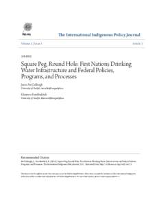 The International Indigenous Policy Journal Volume 3 | Issue 1 Article[removed]