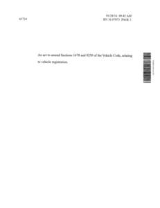 :42 A M RNPAGEAn act to amend Sections 1678 and 9250 of the Vehicle Code, relating