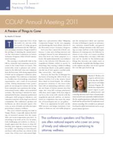 COLAP Annual Meeting 2011: A Preview of Things to Come