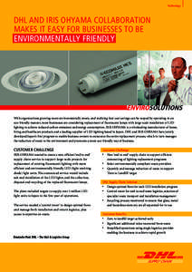 Sustainability / Gas discharge lamps / Fluorescent lamp / Electronic waste / Zero waste / Recycling / Waste minimisation / DHL Express / Supply chain / Technology / Business / Industrial ecology