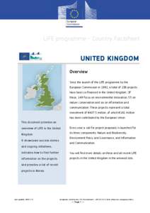 LIFE country factsheet UK 2013