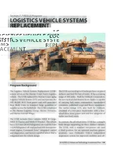 Section 7.7 PEO LS Program  LOGISTICS VEHICLE SYSTEMS REPLACEMENT  LVSR