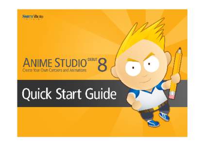 2  Anime Studio Debut 8 QuickStart  Quick Start