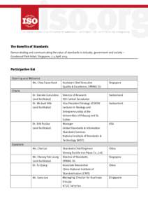 Standardization / Knowledge / Index of Singapore-related articles / Asian Institute of Management / Standards / Standardization Administration of China / Temasek Polytechnic