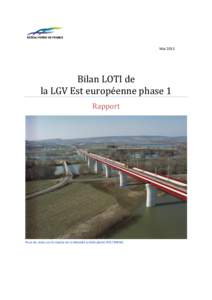 Mai[removed]Bilan LOTI de la LGV Est européenne phase 1 Rapport