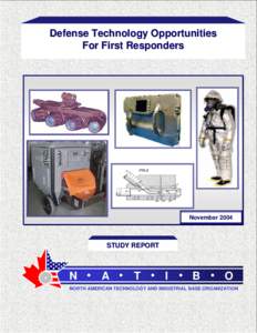 Defense Technology Opportunities For First Responders November[removed]STUDY REPORT