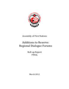 Roll up report:  ATR Regional Sessions