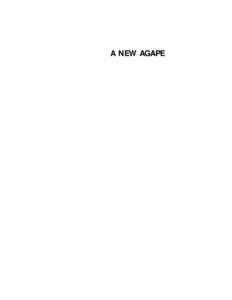 A NEW AGAPE  A NEW AGAPE THE RESOURCE BINDER