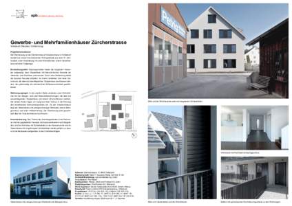 apb architektur planung beratung  Gewerbe- und Mehrfamilienhäuser Zürcherstrasse Volketswil (Neubau / Entkernung)  Projektinformationen