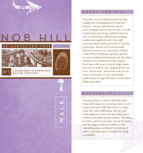 Albuquerque Neighborhood Walking Tour- Nob Hill