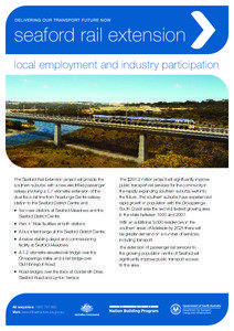 seaford rail extension local employment and industry participation
