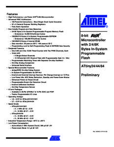 Computer engineering / Instruction set architectures / Central processing unit / Interrupt / Addressing mode / Memory-mapped I/O / Atmel AVR / Instruction set / PIC microcontroller / Computer architecture / Microcontrollers / Computer hardware