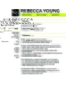 REBECCA YOUNG rebeccayoung.melinkedin.com/in/raebex/