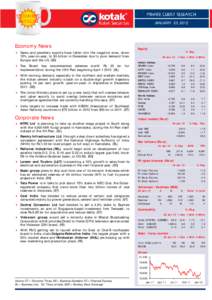 JANUARY 23, 2012  Economy News Equity