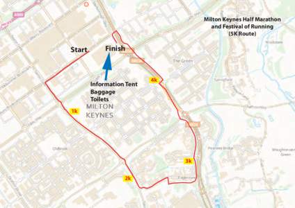 Milton Keynes Half Marathon and Festival of Running (5K Route) Start