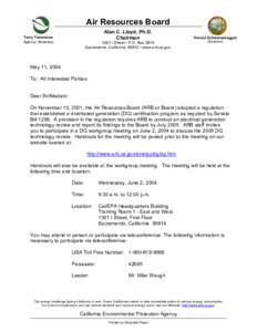 Meeting notice:DG workgroup meeting June 2, 2004