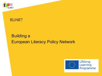 ELINET  Building a European Literacy Policy Network  2